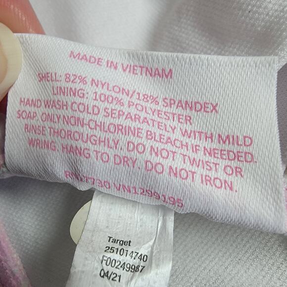 Stoney Clover Lane Rainbow Tie Dye Cheeky High Leg One Piece Swimsuit XXS (00) - Picture 7 of 8